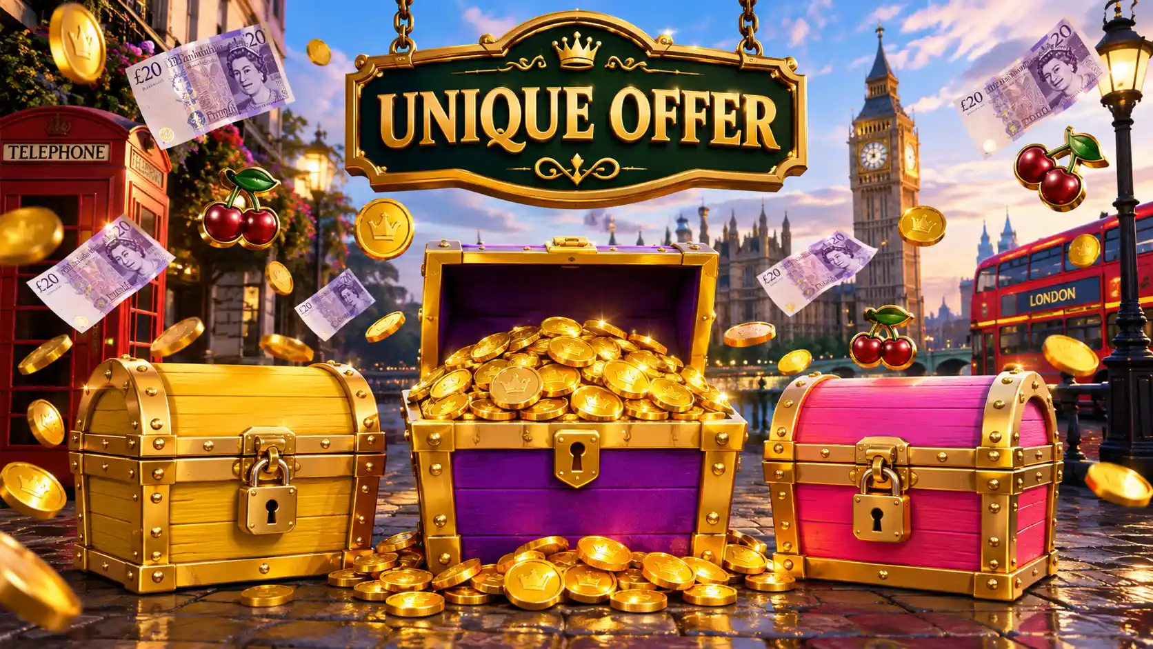 Britsino Casino welcome bonus banner